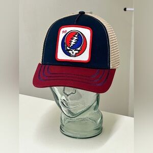 Adult Unisex Officially Licensed Grateful Dead STEAL YOUR FACE Trucker Cap OSFA